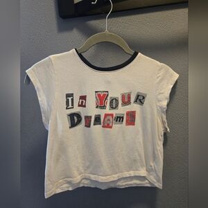Divided H&M cotton in your dreams crop top